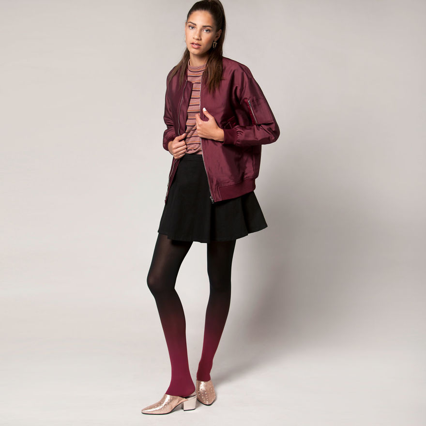 Fade To Fall With Ombr&eacute; Tights