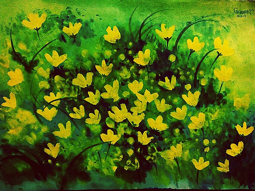 I Just Really Really Like Painting Flowers I Just Really Really Like Painting Flowers