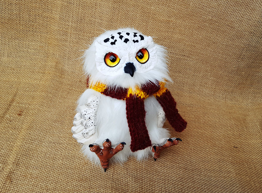 We Create Hedwig From The Movie “harry Potter”