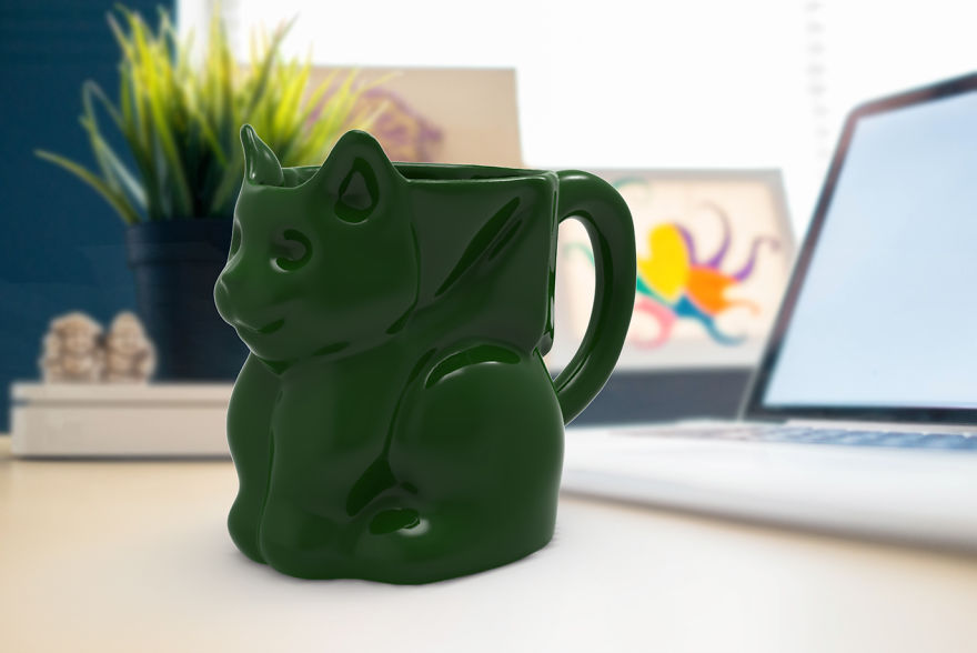 Bat Cat Mug - Just Perfect For Halloween