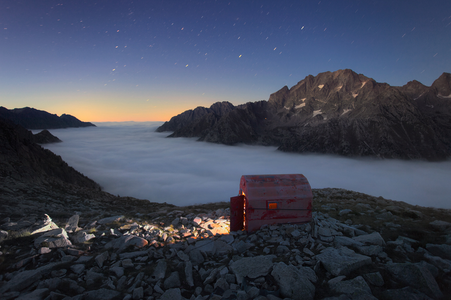 Blue Hour Above A Carpet Of Clouds