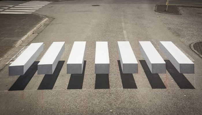 Town in Iceland Paints 3D Zebra Crosswalk To Slow Down Speeding Cars