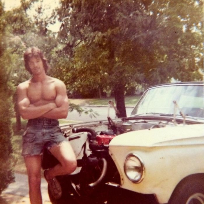 Mi padre molando a los 19 años (1973)