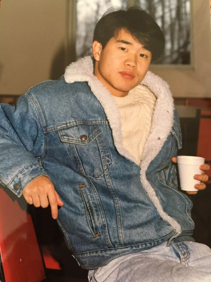 My Dad, Kicking Back With A Cup Of Coffee, 1988