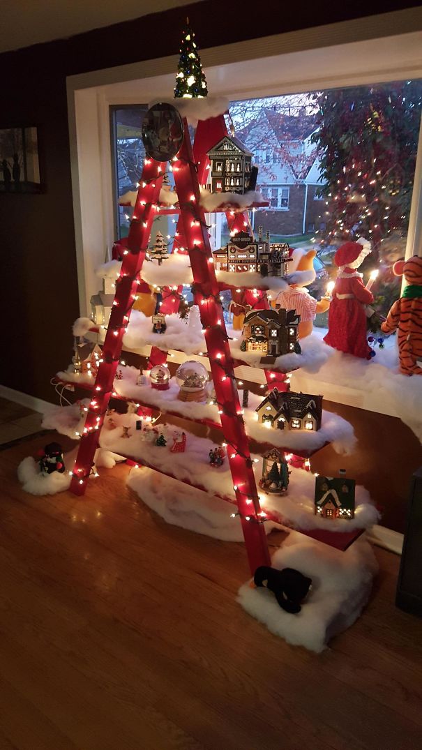Christmas Tree Ladder I Made For My Wife