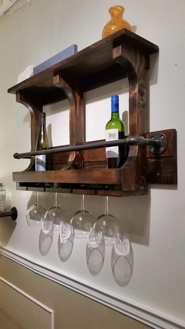 Made The Girlfriend A Wine Rack