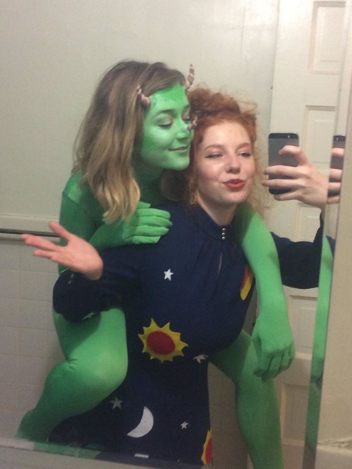 Lizz And Ms. Frizzle For Halloween