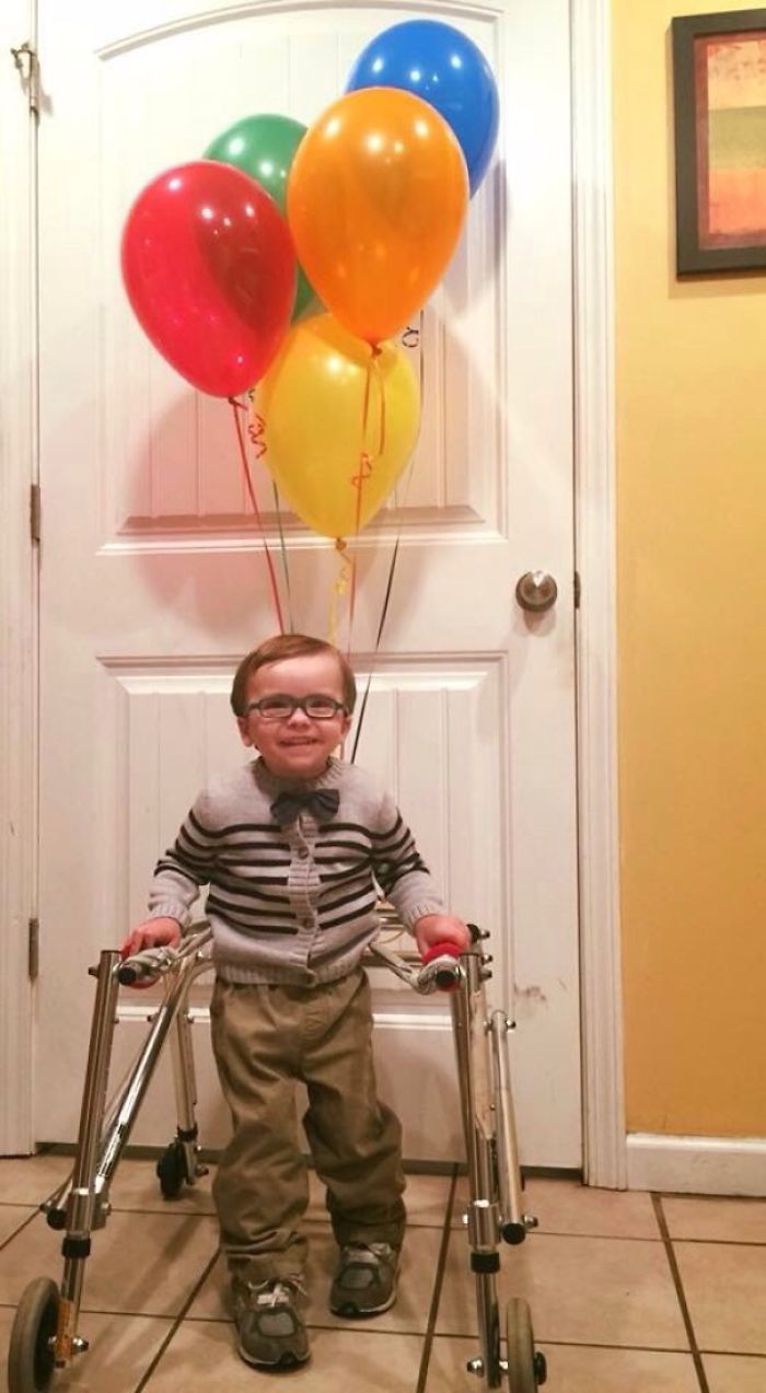My Friend's Son Has Trouble Walking, This Was The Solution For Halloween