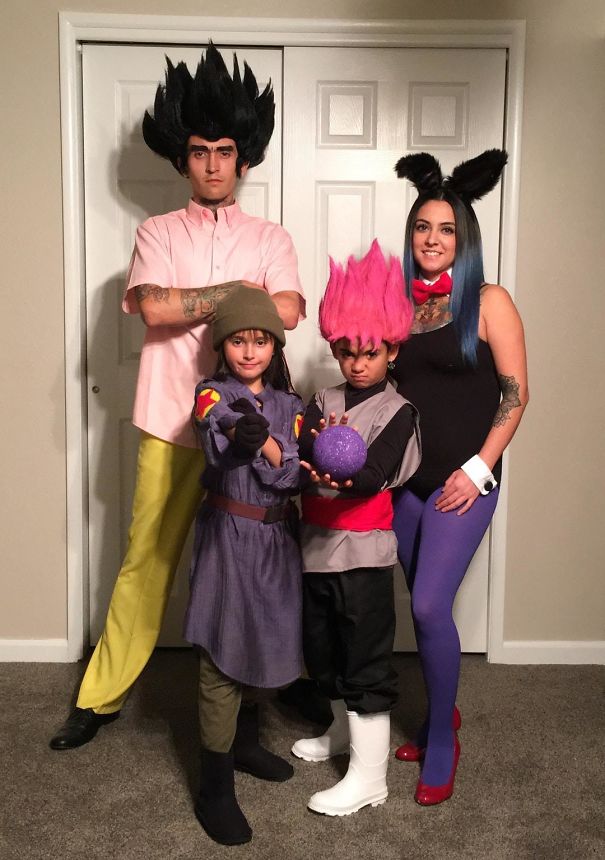 My Family's Costumes This Year Are Pretty Super If You Know What I'm Saiyan