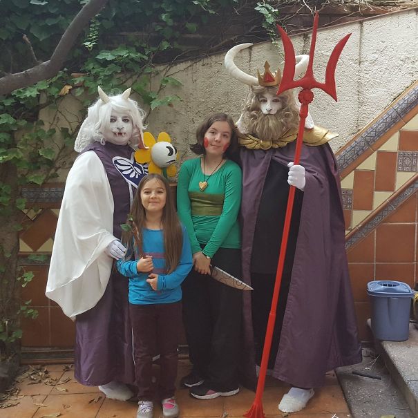Our Family Undertale Themed Cosplay For Local Convention