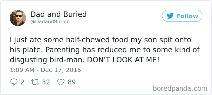 Parenting Food Tweet