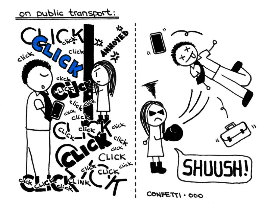 8 Simple Lineart Doodles About Random Things In Life