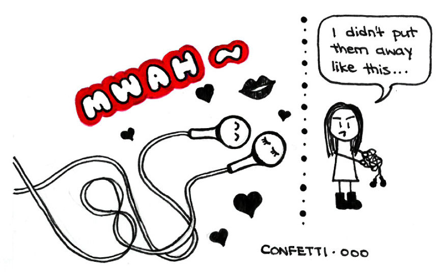 8 Simple Lineart Doodles About Random Things In Life