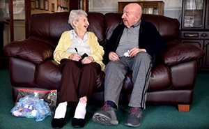 Mom, 98, Moves Into Care Home To Look After Her 80-Year-Old Son Because "You Never Stop Being A Mum"