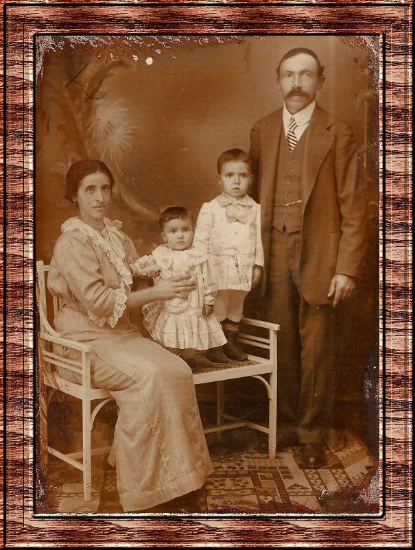 Giuseppe Meneghel And Romana Meneghel, My Grandparents - 1910, São Paulo