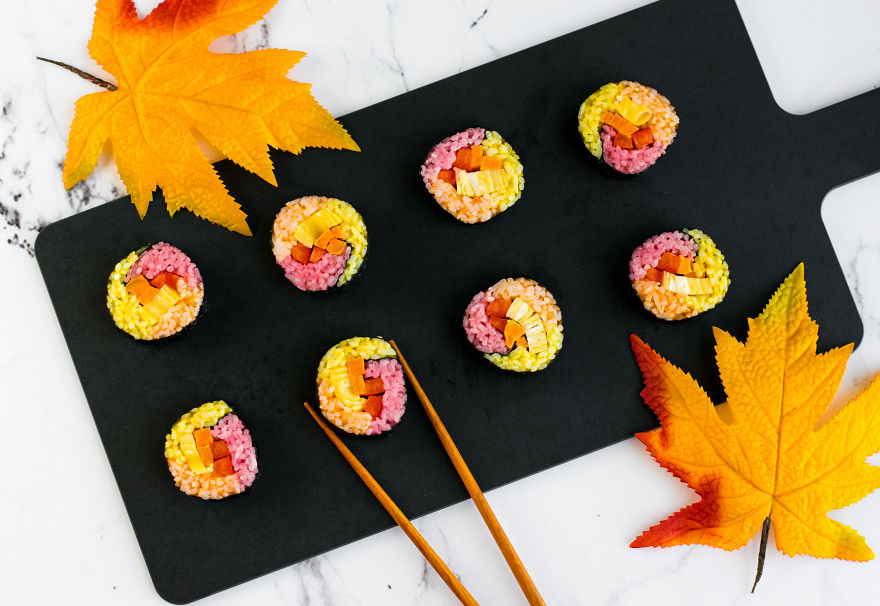 I Gave Sushi A Fall Makeover, And The Results Are Mesmerizing!