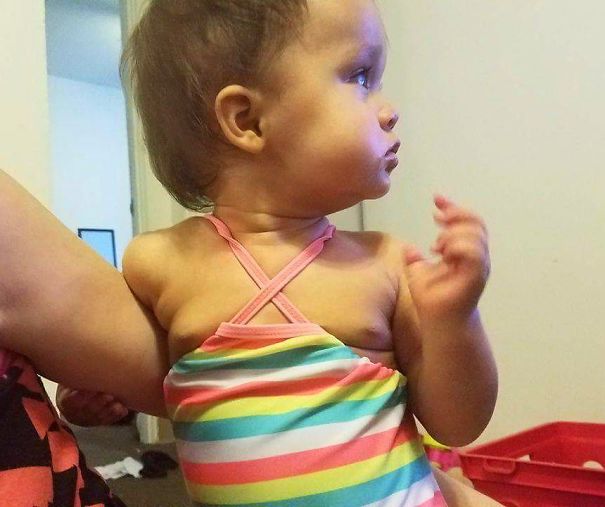 When Your Dad Puts Your Swimsuit On Backwards And It Becomes A Different Kind Of Swimsuit