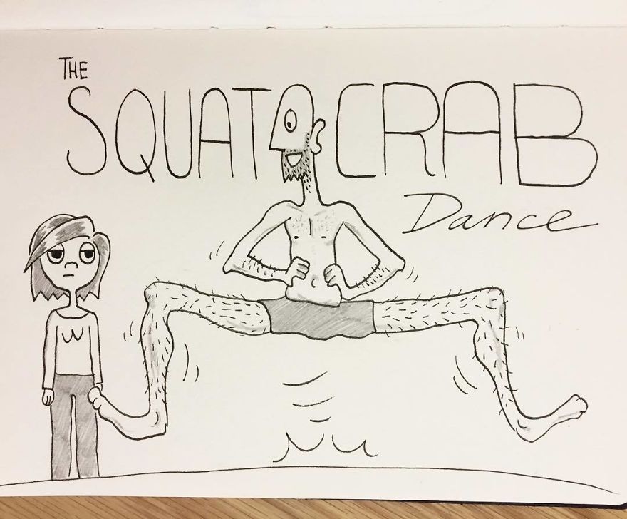 One Of My Favourite Silly Dance Moves To Make Kellie Laugh Is What I Call The Squat Crab Dance