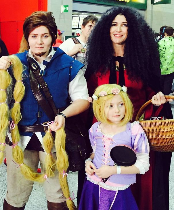 Cosplayed From Tangled With My Family