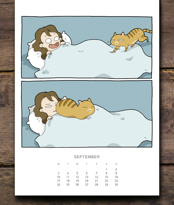 Cats Wall Calendar 2018