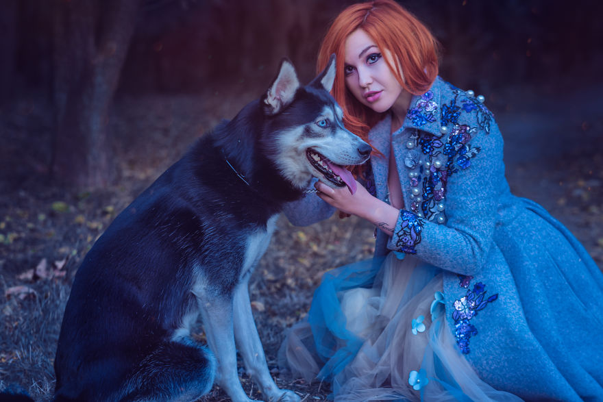 I Asked A Person On Facebook For His Husky And Organised The Fairytale Photoshoot I Dreamed Of...