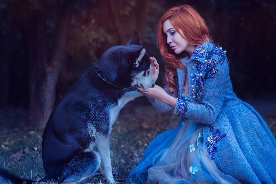 I Asked A Person On Facebook For His Husky And Organised The Fairytale Photoshoot I Dreamed Of...