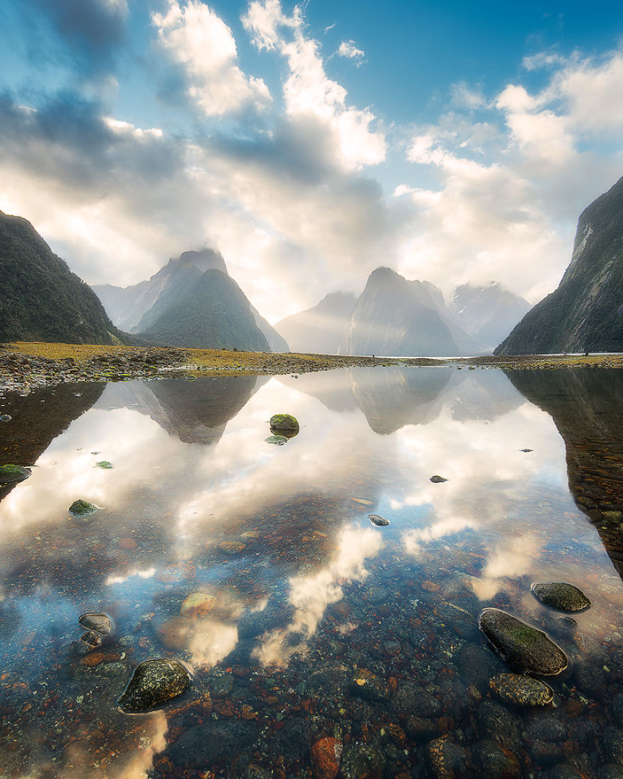 I Waited For The Weather For 3 Days At Milford Sound, Nz And Got This