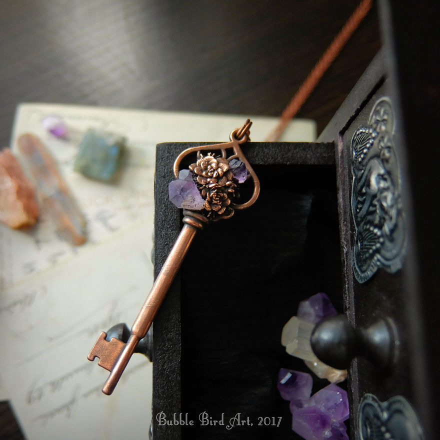 I Make Nature-Inspired Copper Electroformed Jewerly