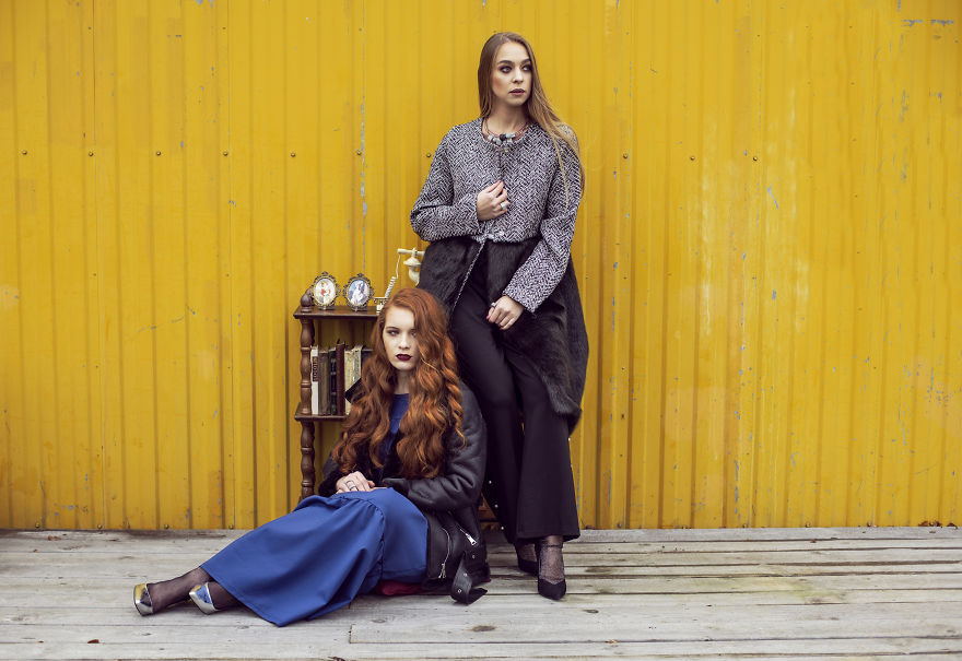 I Made A Fashion Photoshoot , Inspired By Wes Anderson Movies