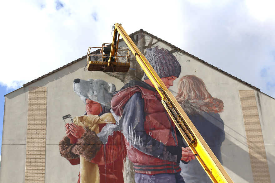 Fintan Magee Very New Artwork In France