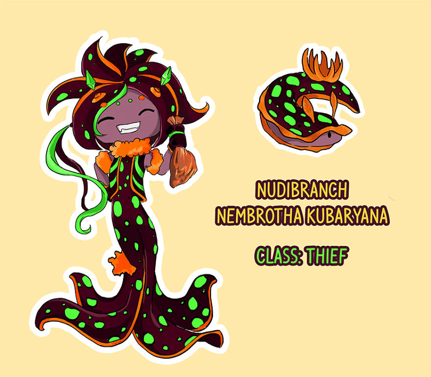 I Created A Fantasy Underwater World With Characters Based On Diferent Species Of Nudibranchs And Other Sea Animals I Created A Fantasy Underwater World With Characters Based On Diferent Species Of Nudibranchs And Other Sea Animals