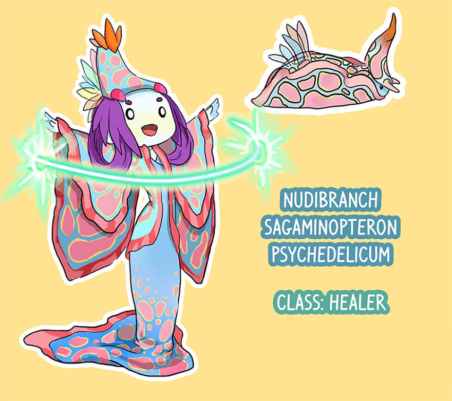 I Created A Fantasy Underwater World With Characters Based On Diferent Species Of Nudibranchs And Other Sea Animals I Created A Fantasy Underwater World With Characters Based On Diferent Species Of Nudibranchs And Other Sea Animals