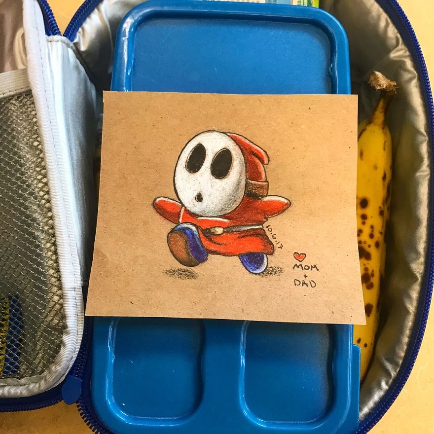 I Make Lunchbox Doodles For My Son Everyday For School. Here Is The First 12 Days!