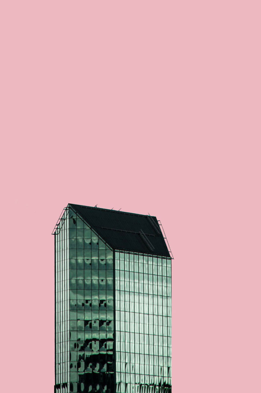 Lithuanian Architectural Photographer Starts Collecting Pictures Of Skyscrapers Looking As Sticks