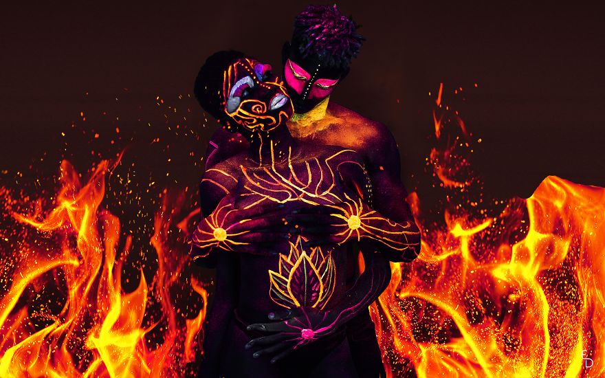 Photographer Represents Two Greek Deities In Love From An African Perspective