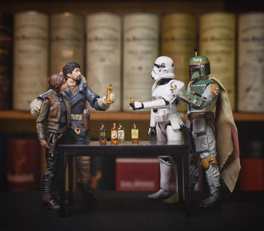 Photographer Poses Stormtroopers With Top Shelf Liquor And The Results Are Awesome