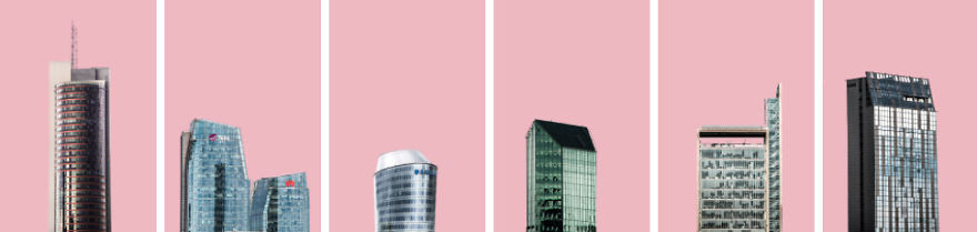 Lithuanian Architectural Photographer Starts Collecting Pictures Of Skyscrapers Looking As Sticks