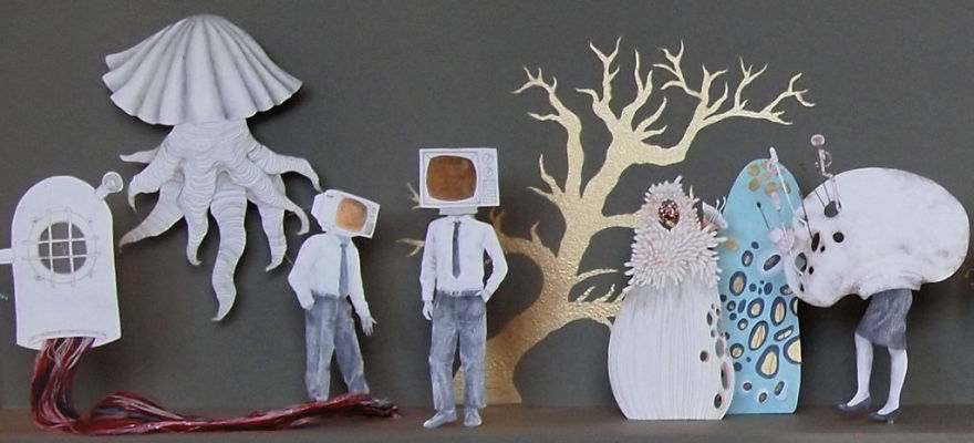 Amazing! The Members Of The Paper Artist Collective Makes Incredible Art From Paper!