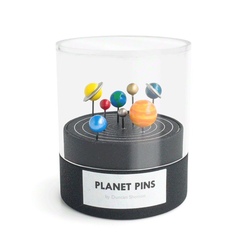 These Micro-Galaxy Push Pins Are Painted And Assembled By Hand