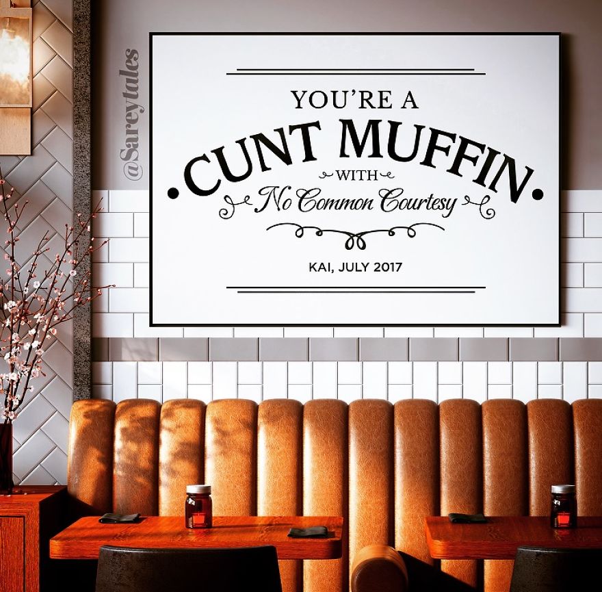 Turning Mean Text Messages Into Artwork