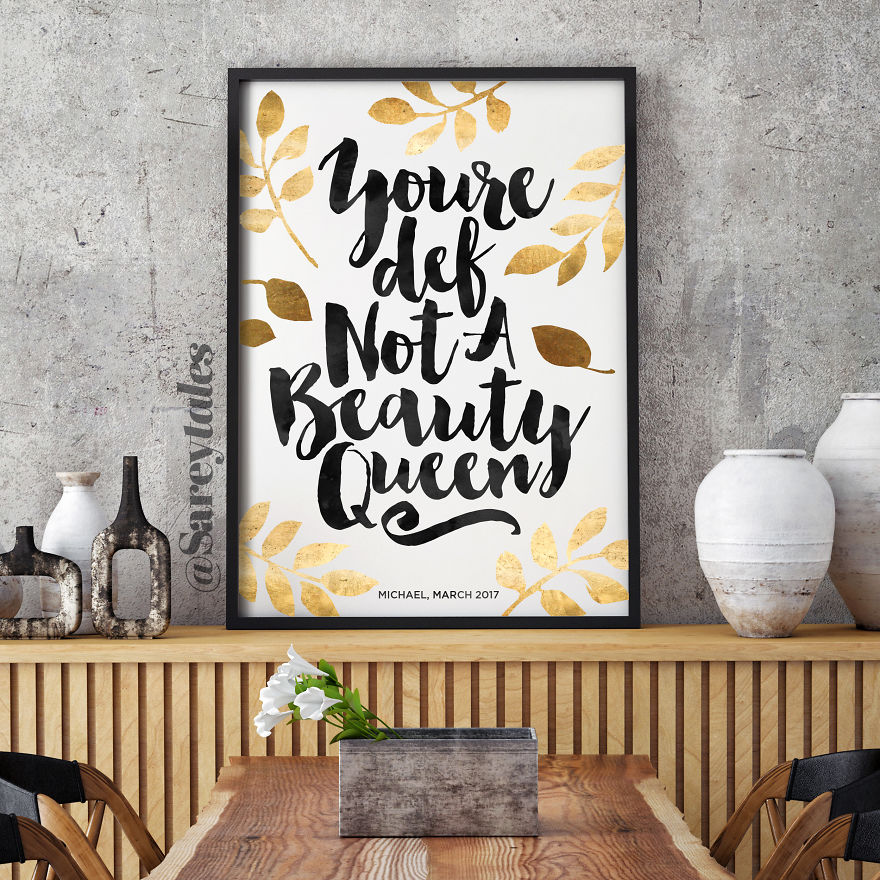 Turning Mean Text Messages Into Artwork