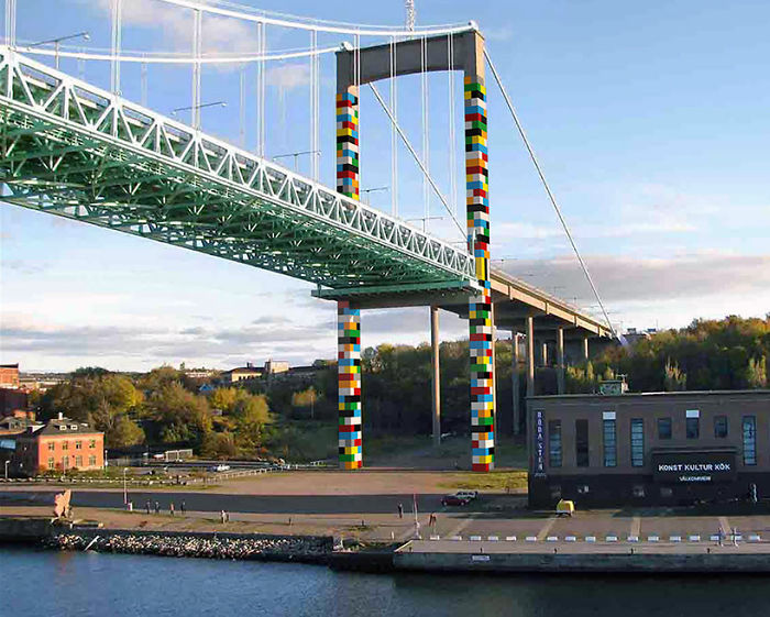 Unemployed In Sweden Gain Job Opportunity By Building A “Lego Bridge”