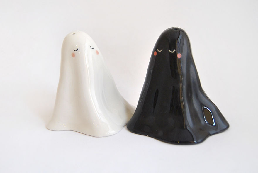 Ghost Salt And Pepper Shakers
