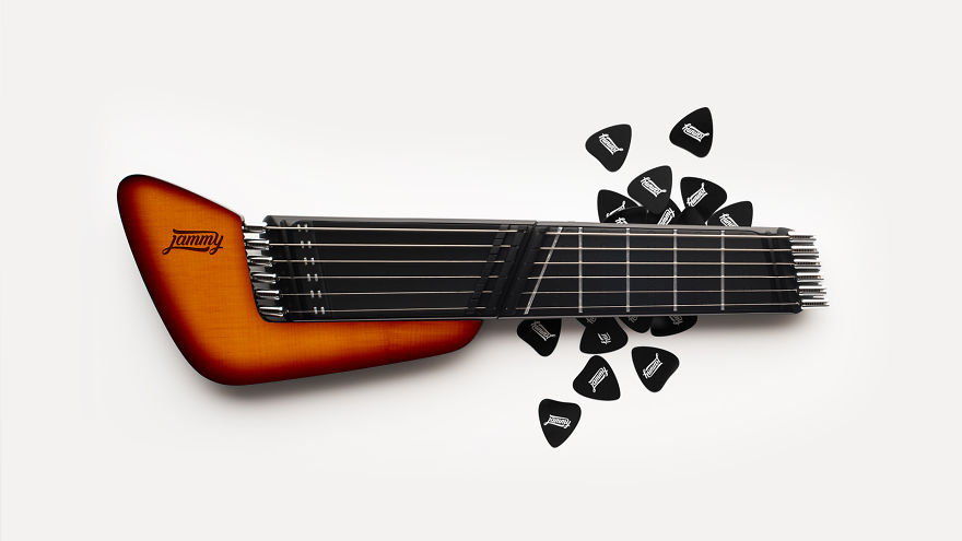 We Live In 2017 While This Sliding-Neck Midi-Guitar Is Straight From 3017