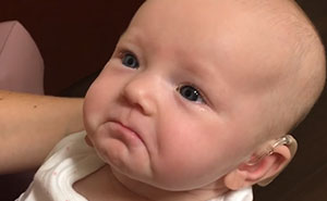 Baby Hears Mom For The First Time After Receiving Hearing Aids, And Her Reaction Will Melt Your Heart