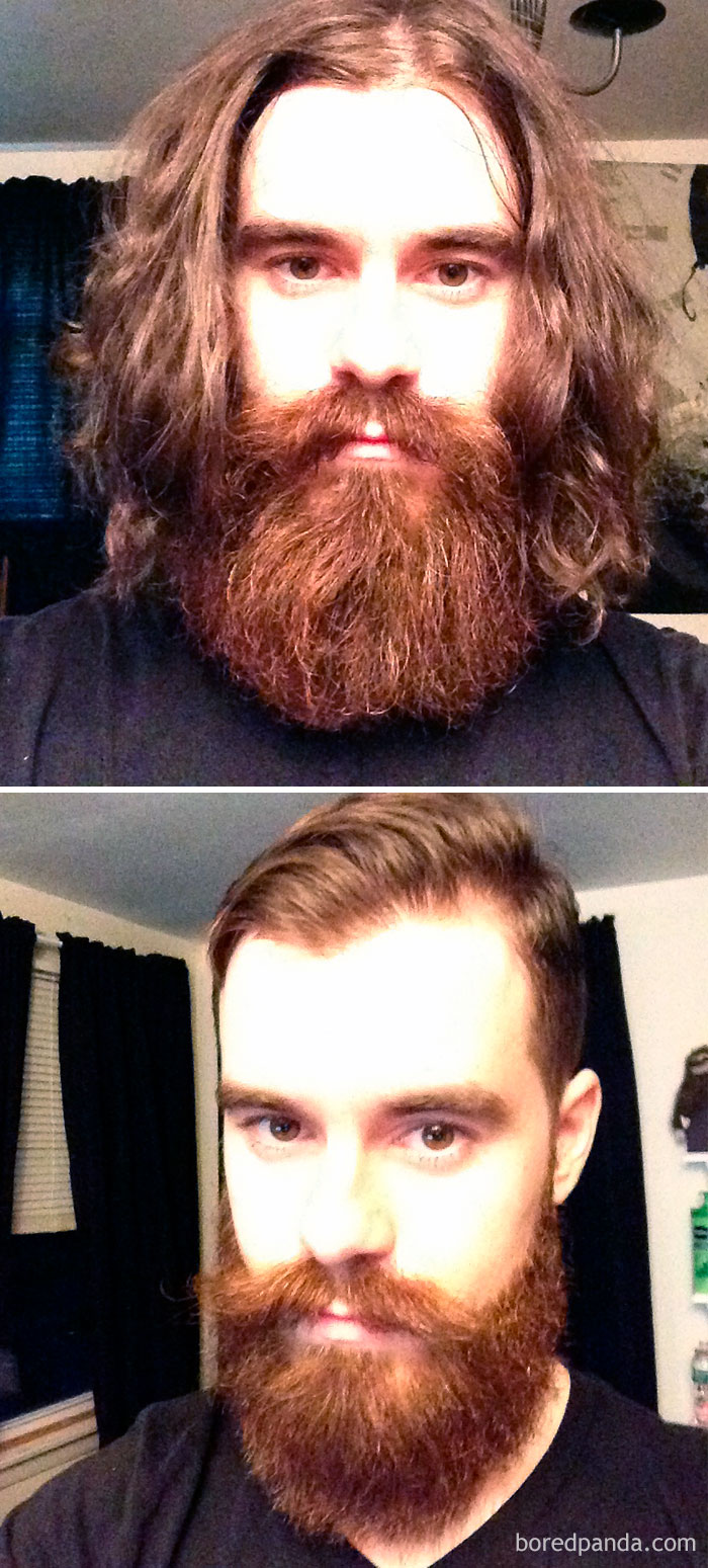 Got A Haircut And Trim From The Art Of Shaving. I Went From Charles Manson To Dapper Manson