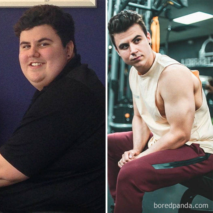 Before And After Getting Fit