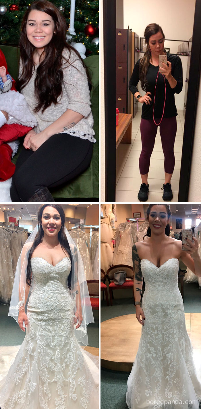 Decided I Wanted To Look Good In My Wedding Dress. Lost 48,5 Pounds