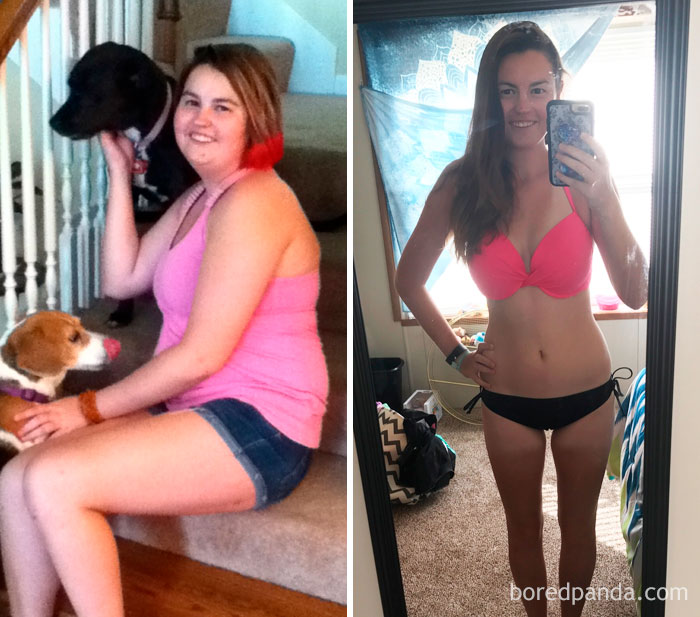Weight Loss Transformation, From 180 To 130 Lbs In 14 Months