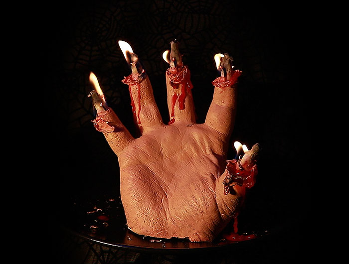 If You Think These Hand Candles Are Scary, Wait Til They Finish Burning